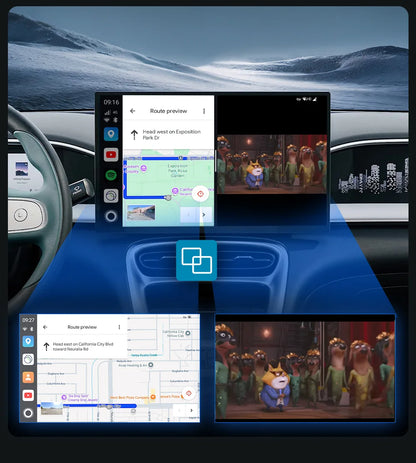 Ultra box 8GB+128GB 5G netAndroid 15.0 SM6350 Ai Box CarPlay Wireless Android Auto Wireless Adapter Support Youtube Netfilx IPTV