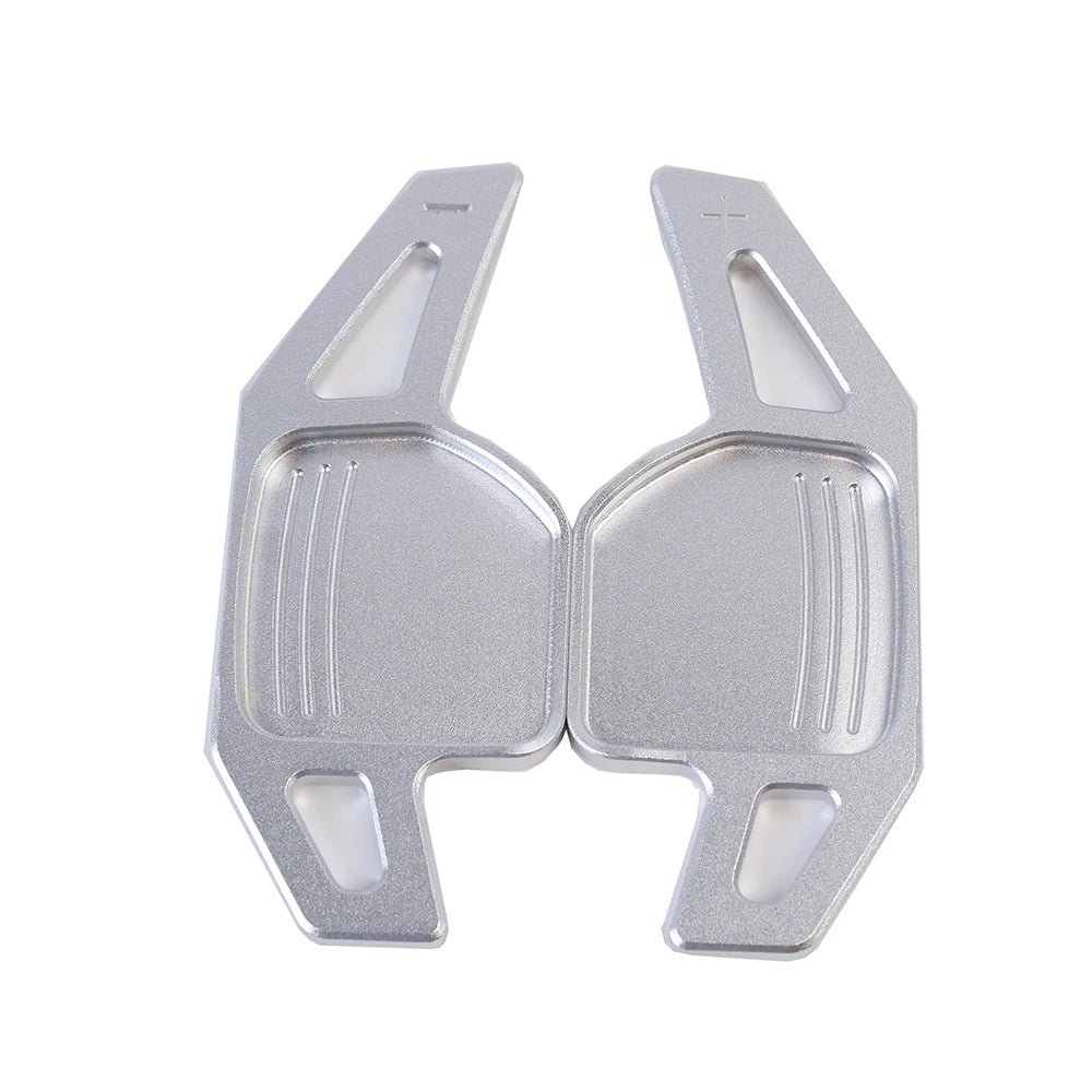 2Pcs Steering Wheel Paddles Extension Shifters For Audi A4 B8 A3 8P S3 A5 A6 S6 C6 Q5 A8 R8 TTS MK2 8J Avant DSG Car Styling