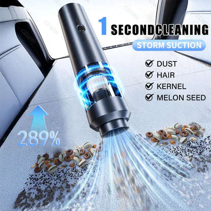 CENRR 9998000PA Car Vacuum Cleaner Strong Suction Powerful Wireless Portable Car Cleaner for Home Appliance Air Blower
