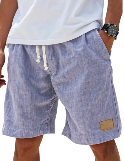 Retro Cotton Linen Shorts for Men Fashion Streetwear Men's Casual Loose Short Pants Roupas Harajuku Linen Shorts Men Clothing