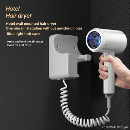 New Wall Mounted Hair Dryer With High Power And Quick Drying Integrated, No Drilling Installation, Hotel Bathroom 220V