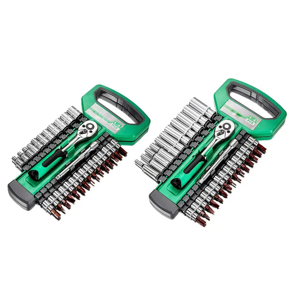 Industrial Grade Socket Key Set, Convenient Car Repair Tool, Manual Tool, Set Key,Cathrac KeySet 1/4 3/8 1/2 Car Repair Key Tool