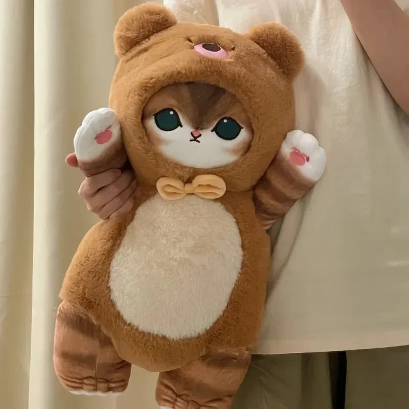 30/50cm Mofusand Kawaii Cos Cat Kawaii Animal Plushies Cosplay Animals Dinosaur Cow Bear Cute Plush Doll Children Gift Toy