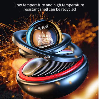 Solar Car Air Freshener Rotating Fragrance Decoration Accessories Interiors Men Women Original Auto Flavoring Perfume Diffuser