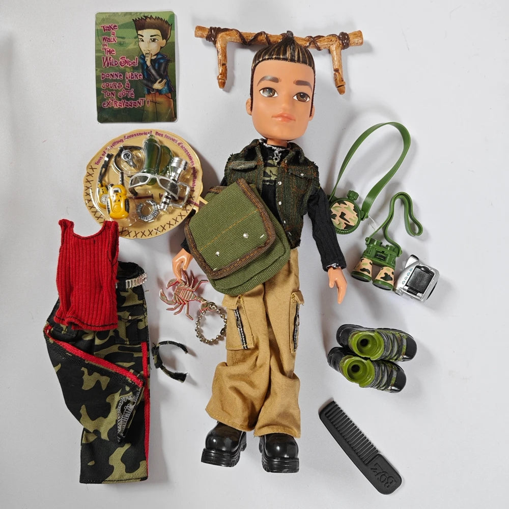bratz boy dylaw wild life safari Eitan  many accessory collection dolls bratzillaz doll