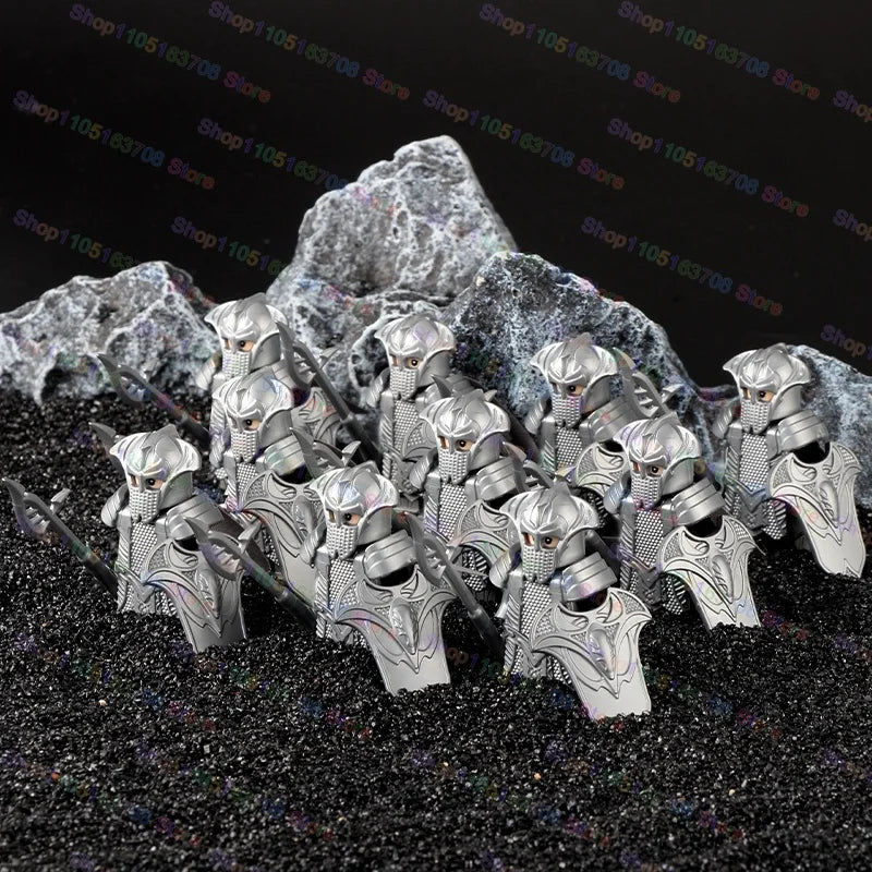 Medieval Knights Building Blocks Warrior Soldiers Crusaders Hospital Teutonic Knight Legion Figures Block Toys Accessories
