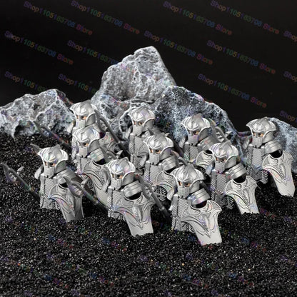 Medieval Knights Building Blocks Warrior Soldiers Crusaders Hospital Teutonic Knight Legion Figures Block Toys Accessories