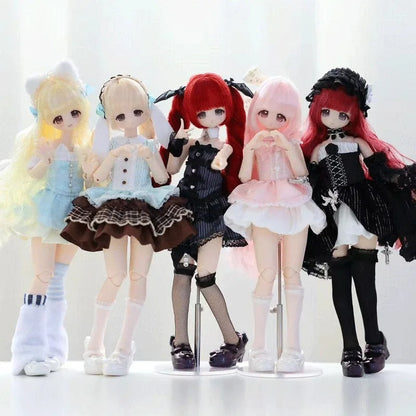 Genuine Guardian Xiangxiang 1/6 Scale Hand-Rooted Hair BJD Blind Box Posable Ball Joint Doll Cute Trendy Desktop Ornament