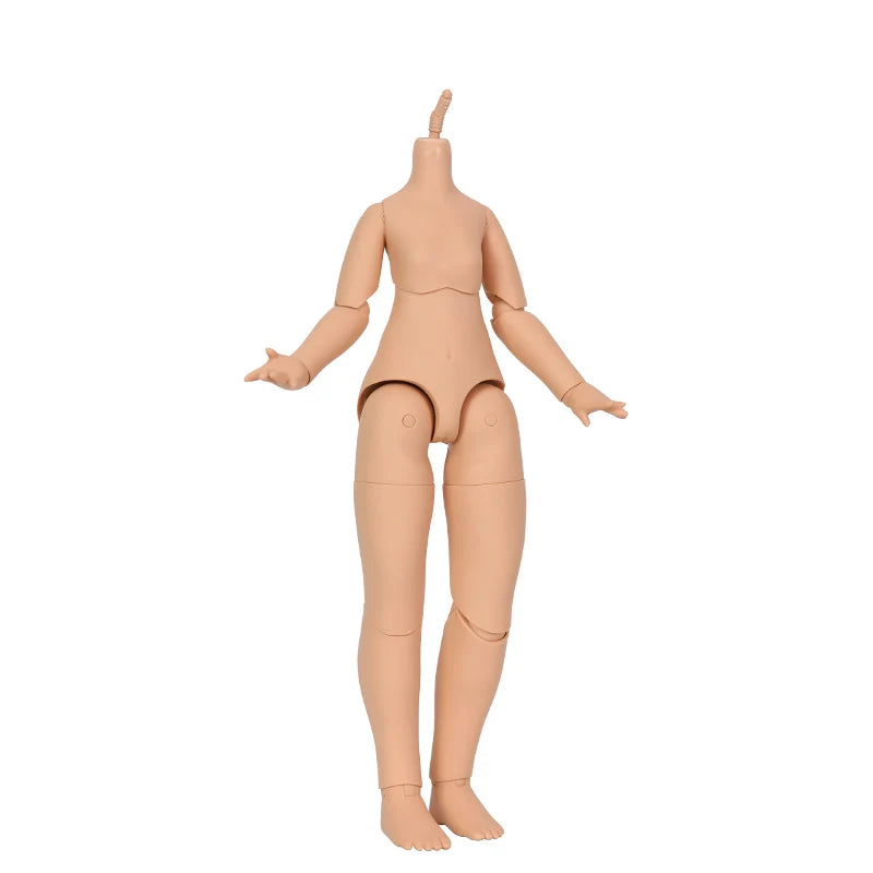 ICY DBS 1/4 Dream Fairy Nude Doll with Eye Makeup or No Makeup white and tan skin 40cm Makeup Doll Head and Body Toy Gift SD