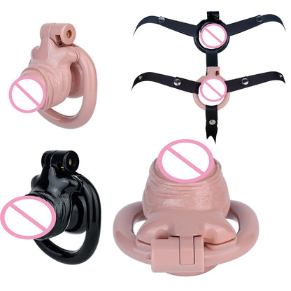 SXM Detachable Chastity Belt Built-in Urinal Port  Lock BDSM Chastity Cage Cock Belt Sexual Restraint Abstinence Sex Toys