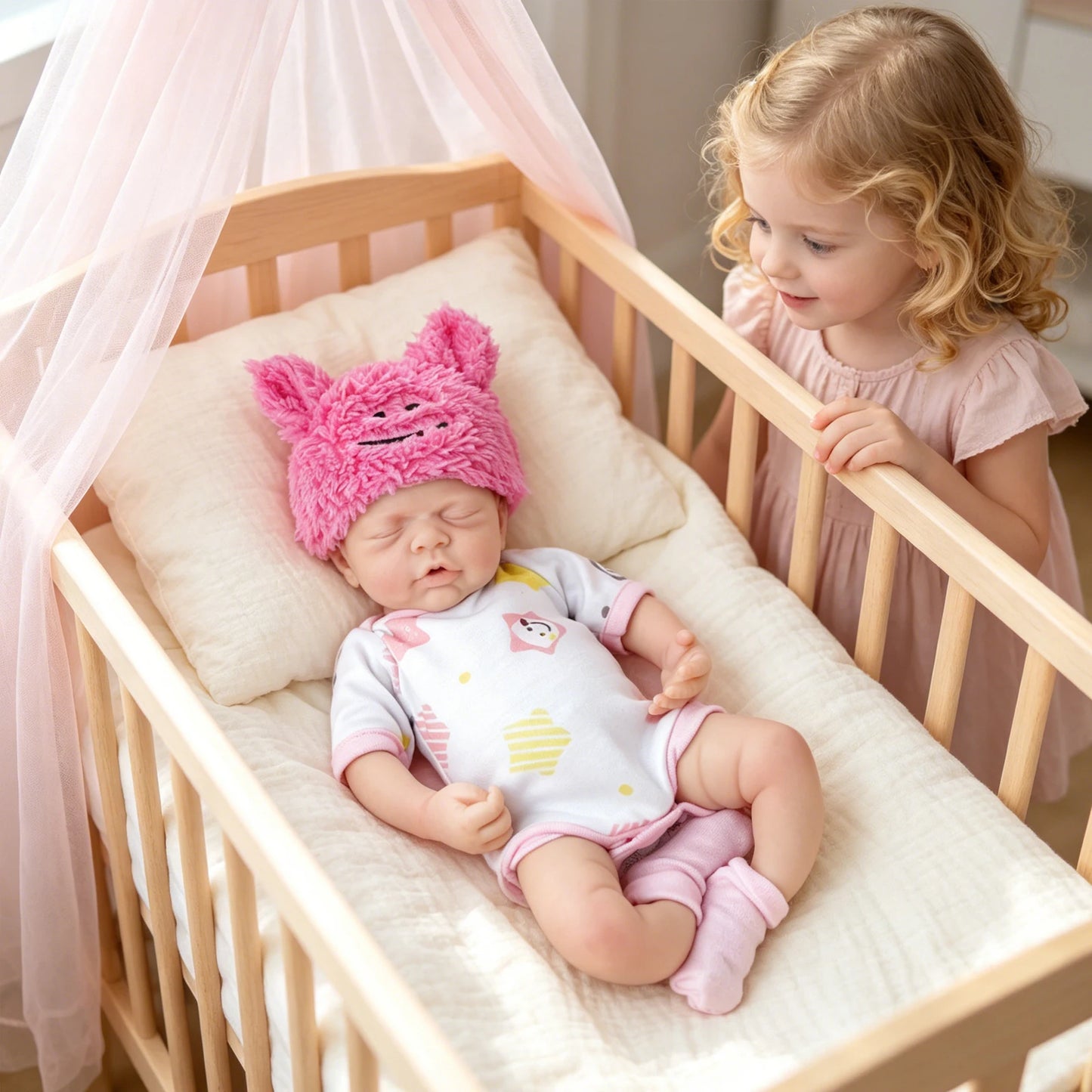 30CM 12" Micro Preemie Full Body Silicone Baby Doll Lifelike Reborn Anti-Stress Toy for Stress Relief And Collectibility