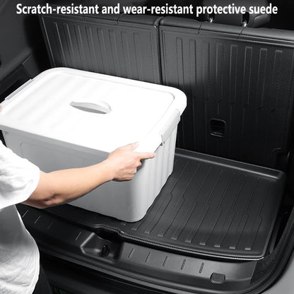 Front Rear Trunk Mat For Tesla Model YL Six Seat TPE Seat Backrest Anti-Kick Mat Trunk Tailgate Pad All-Weather Cargo Liner Pads