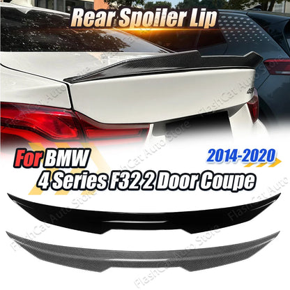 F32 PSM Style Car Rear Trunk Spoiler Roof Lip Trim For BMW 4 Series F32 428i 430i 435i 440i M4 2014-2020 Tail Wing Body Kits