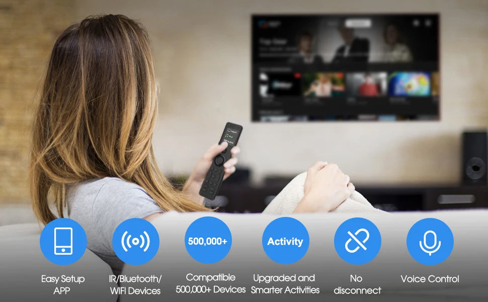 SofaBaton X1S Universal Remote with Hub and App, All in One Smart Universal Remote Control Control Up to 60 IR/Bluetooth/WiFi