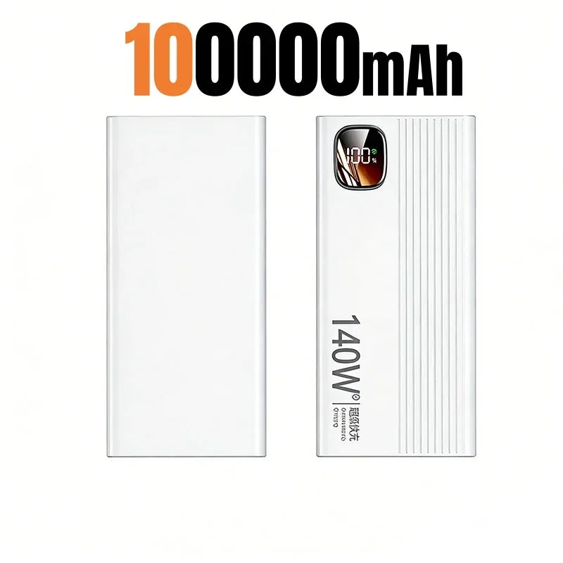 Lenovo 500000mAh 140W Jump Starter Super Fast Charging Portable  Jump Starter External Battery Charger For Xiaomi iPhone