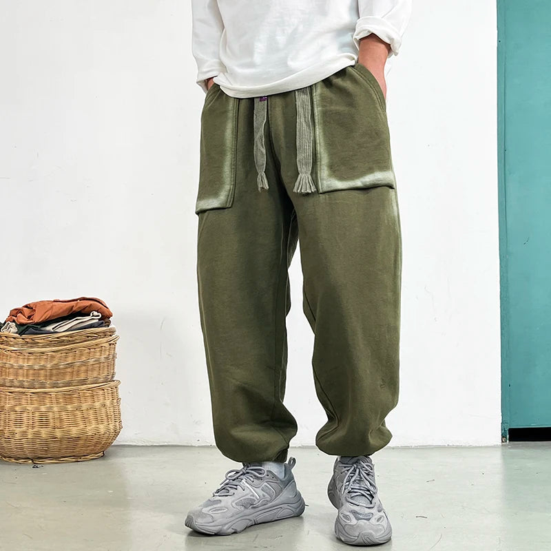 High Quality Streetwear Baggy Sweatpants Hip Hop Mens Clothing Harajuku Plus Size Casual Sport Pants Korean Fashion Joggers Men