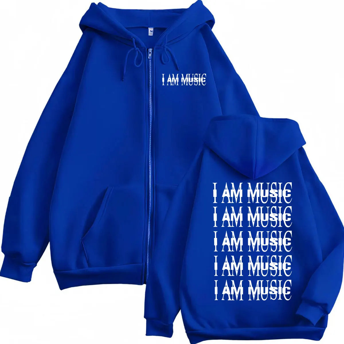 Rapper Playboi Carti I AM MUSIC Zipper Hoodie Men's Women Clothing Fashion Hip Hop Zip Up Sweatshirts Oversized Fleece Pullovers
