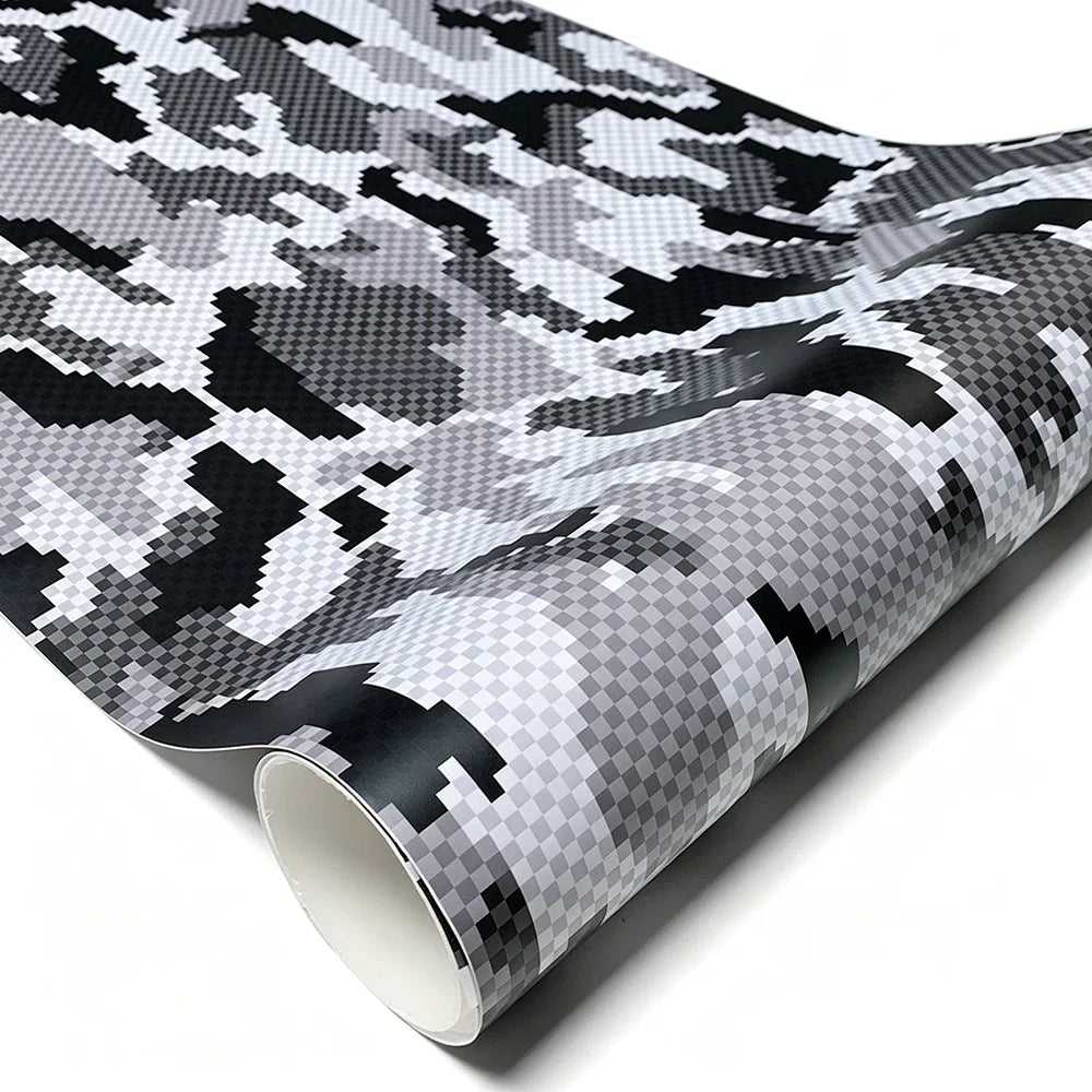 Camouflage Printing Car Wrapping Sticker Waterproof Automotive Vinyl for Motorcycle Self-adhesive Car Decals and Graphics Wrap