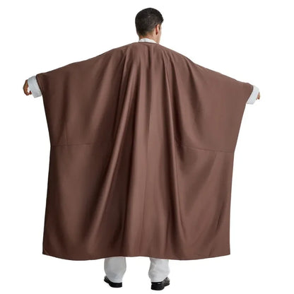 Saudi Arabian Men's Tobey Robe Dubai Robe Abaya Middle Eastern Men's Cloak Islamic Festival and Traditional Ceremonial Clothing