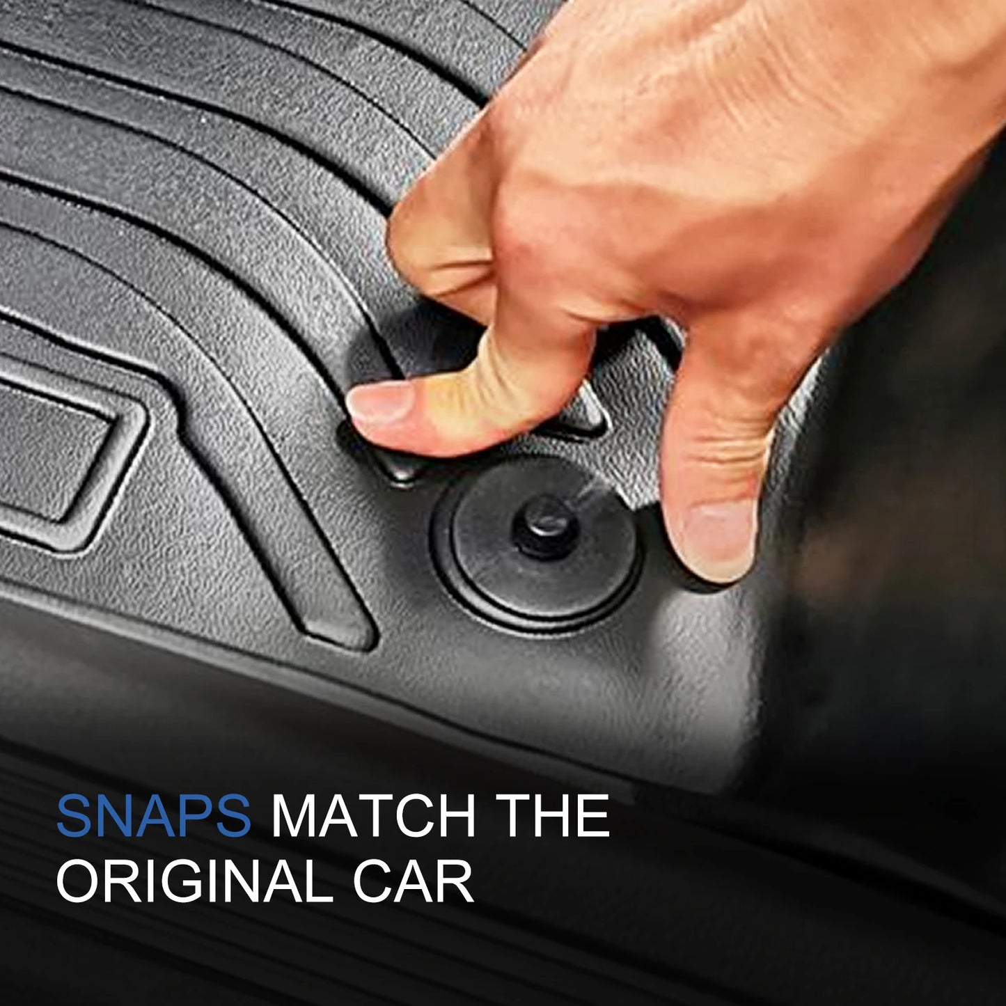 Right Drive for Toyota Prius 50Series (Hybrid Version) 2017-2021 Car Floor Mats Cargo Liner Trunk Pad TPE 3D Accessories BLACK
