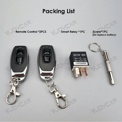 Vjoycar 2026 Newest Wireless Relay Car Lock Anti-theft Security Safety Alarm System Easy Installation No Damage to Car Circuit