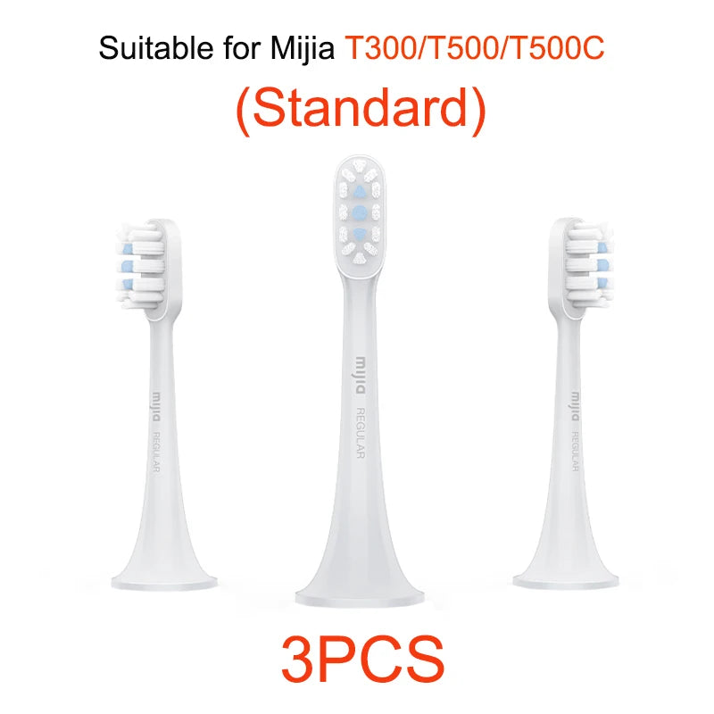 Original Replacement Toothbrush Heads for XIAOMI Mijia Sonic Toothbrush T300 T500 T500C, Electric Tooth Brush Heads