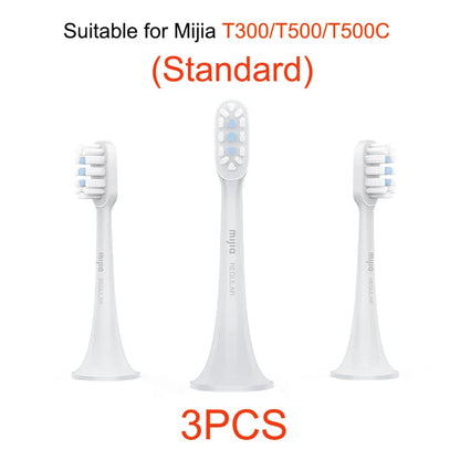 Original Replacement Toothbrush Heads for XIAOMI Mijia Sonic Toothbrush T300 T500 T500C, Electric Tooth Brush Heads