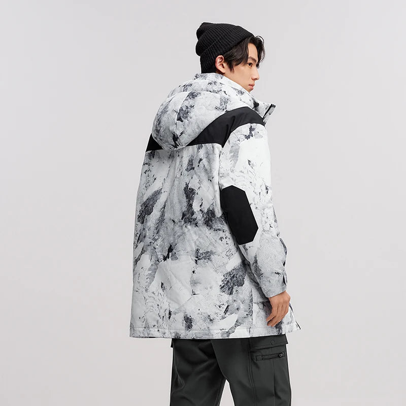 Semir Goose Down Jacket Men Waterproof Windproof Thermal Hooded Thickened 2025 Winter Man Clothing