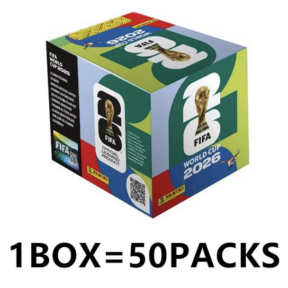 Panini 2026 FIFA World Cup Official Sticker Collection Box - Licensed Full Box with Sticker Album, Authentic Football Player