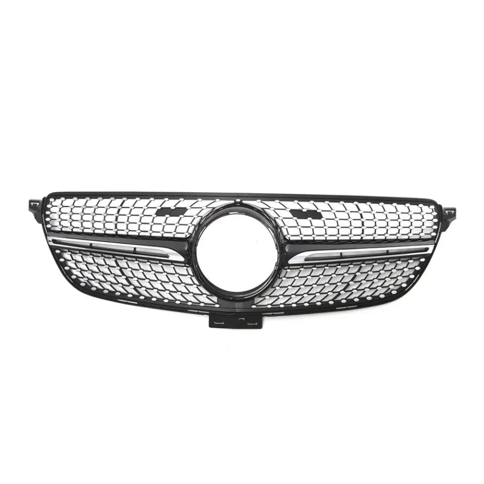 XVIP Front Chrome Diamonds Style Racing Grille For Mercedes Benz GLE C292 GLE350 GLE450 GLE500 GLE43 AMG 2016-2019 Upper Grilles