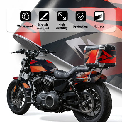 Geometry Car Wrapping Vinyl for Motorcycle Vinyls Camouflage Disruptive Pattern Red Wrap Foil Car Body Films Auto Stickers Tools