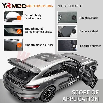 Honeycomb Car Sticker Anti-Scratch Auto Decoration Wrap with Waterproof Adhesive Cover Air Release Foil Tunning Cars Accessories