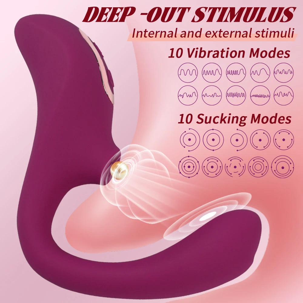 Clit Sucker Vibrator for Women Sucking G-Spot Stimulator Vagina Vibrator Female Masturbator Adult Goods Sex Toy for Women 18+