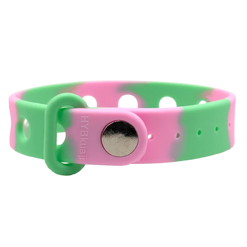 1-24pcs 21.5cm Silicone Bracelets with Holes Soft Wristbands Fit Shoe charms Shoe Accessories Pins Adjustable Size Kids Ornament