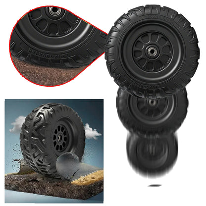 29CM/11.4'' EVA Solid Rubber Tire for Children Electric Ride on Toys Car ﻿Alligator Tires Upgrade Parts,Black,Bearing,Coupler