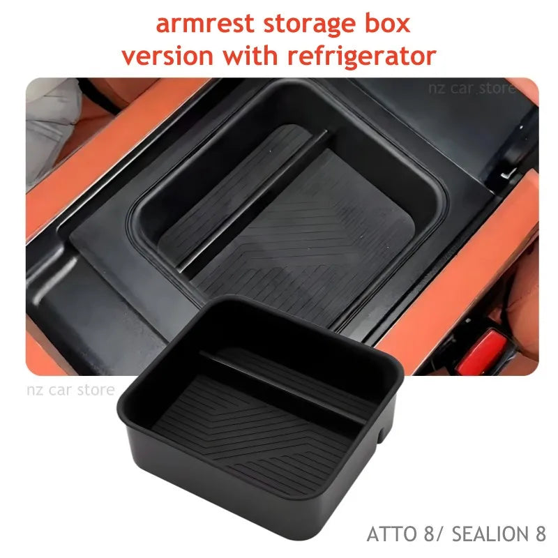 For BYD ATTO 8 SEALION 8 DMI DMP Armrest Storage Box Organizer 2025 2026 Interior Accessories