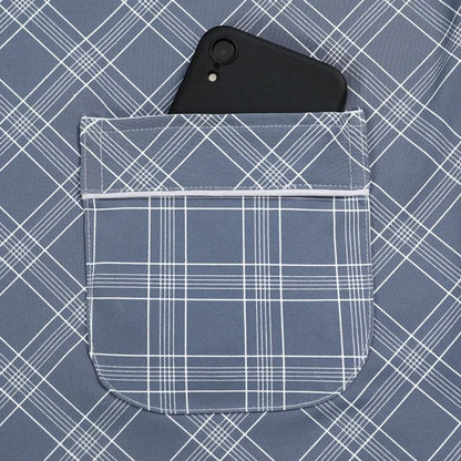 Men's Pajamas Spring Fall and Winter Plaid Printed Long-Sleeved Casual Home Wear Sleepwear 2 Piece Set Big Size Soft Loungewear