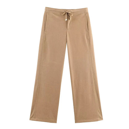 Autumn Pants Sets Women's 2025 New Fashion Loose Elegant Warm Women's Sets Chic Street Travel Holiday Autumn 2-piece Suits