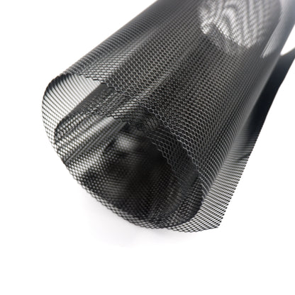 100x33cm Aluminium Racing Car Bumper Grille Grill Mesh Net Vent BlackTuning Universal Protector Caravan Camper Home Garden