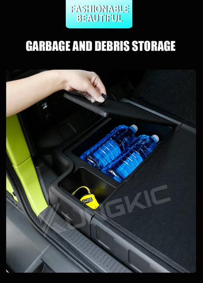 For Suzuki Jimny Nomade 5-door 2023 2024 2025 JB64 ABS Car Trunk Storage Box Organizer Case Tailbox Stowing Tidying Toolbox