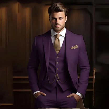 High Quality Black Men's wedding Suits Smart Cusual 3 Piece Custom Slim Fit Male Blazer Wedding Groom Tuxedos Costume Homme