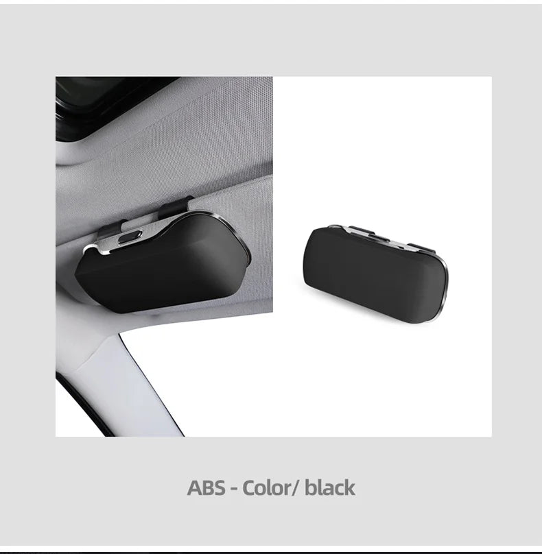 Car Emblem Sun Visor Glasses Case Sunglasses Storage Gift Box For Mercedes Benz AMG GLC W203 W206 W220 W205 W211 W212 W201 W210