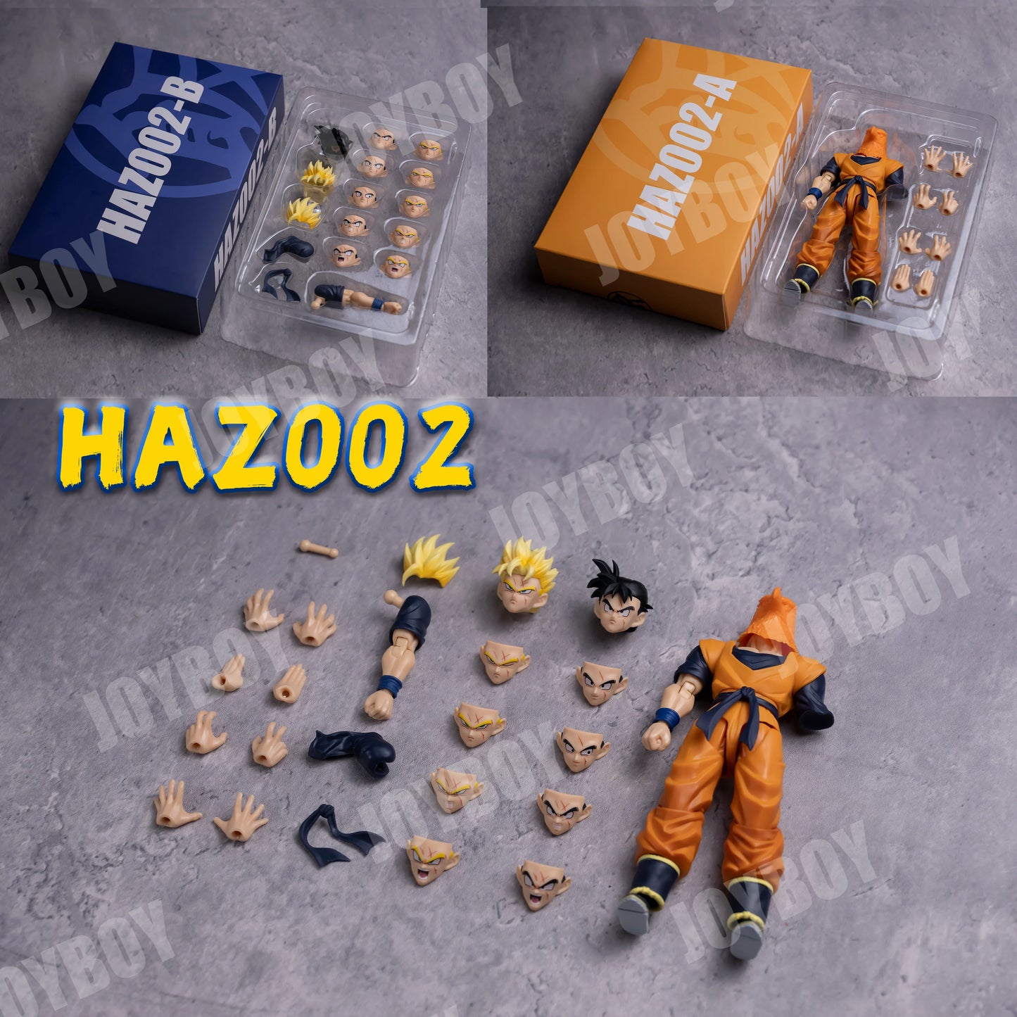 In Stock HA TOY HM AIR Studio One Armed Future Gohan Action Figure DBZ Figure Custom HAZ002 HAZ003 One Armed Future Gohan