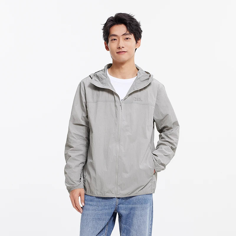 Semir Mens UV Jacket 2026 Hooded Cool Feeling Tops Couple Style Regular Shoulder Casual Fashion Soft Daily Wear