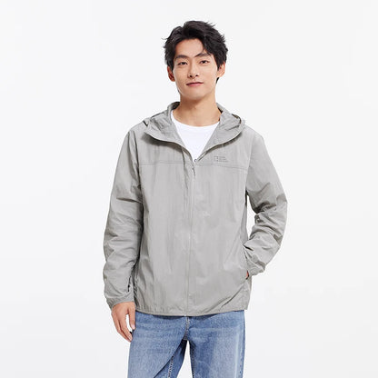 Semir Mens UV Jacket 2026 Hooded Cool Feeling Tops Couple Style Regular Shoulder Casual Fashion Soft Daily Wear