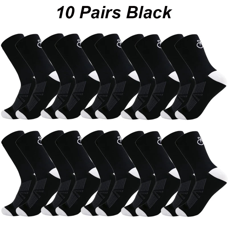 10 Pais High Quality Profession Team Men Women Cycling Socks Bike Socks Breathable Bicycle Socks Outdoor Sportswear Racing Socks