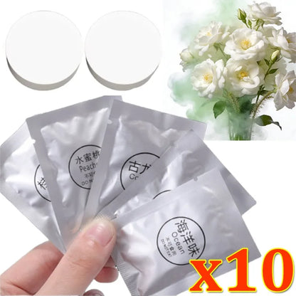 5-10PCS Car Air Vent Fragrances Flavor Diffuser Air Freshener Tablets Refill Solid Perfume Tablets Car Interior Accessories