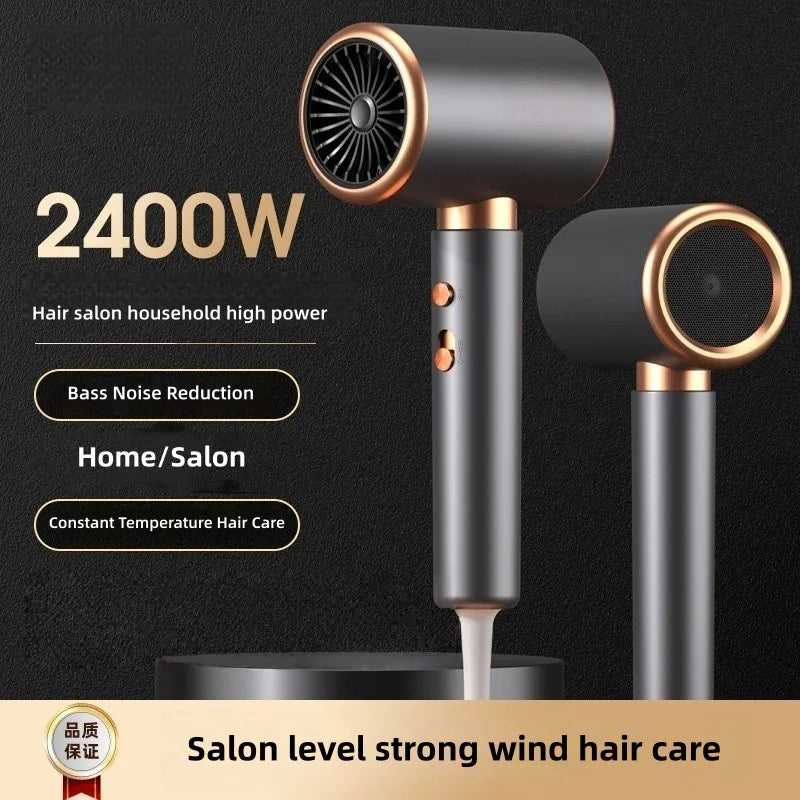 2400W High-Power 15 Second Fast Drying Negative Ion Constant Temperature Hot And Cold Air High-Speed Hair Dryer EU/US/UK Plug