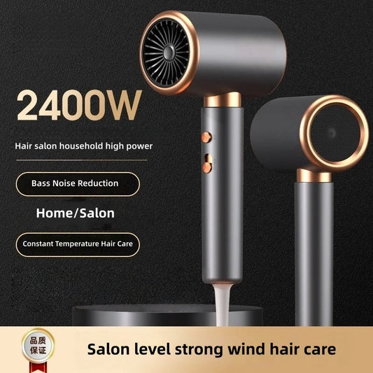 2400W High-Power 15 Second Fast Drying Negative Ion Constant Temperature Hot And Cold Air High-Speed Hair Dryer EU/US/UK Plug