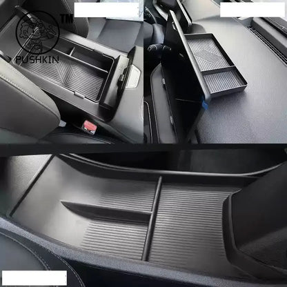 Car Central Console Armrest Storage Box Container Organizer Holder Tray For Haval H6 4rd 2024 2025 HEV PHEV NEW H6 Accessories